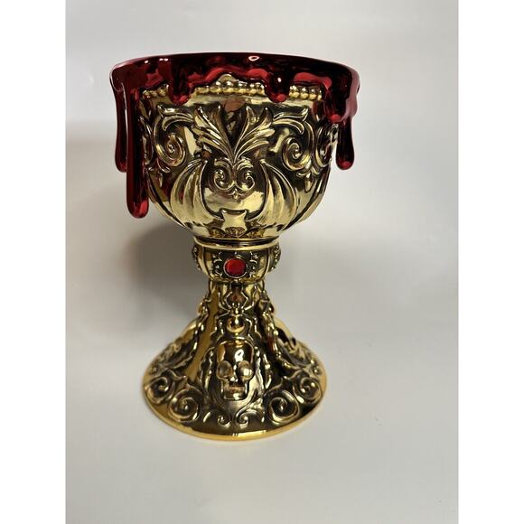 Bath & Body Works Chalice Cup 3 Wick Candle Holder 2023 Halloween New - Picture 3 of 9